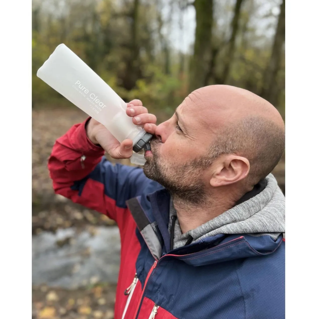 Discount Pure Explore Collapsible Squeeze Water Filter Bottle - 500ml Bottle Filters