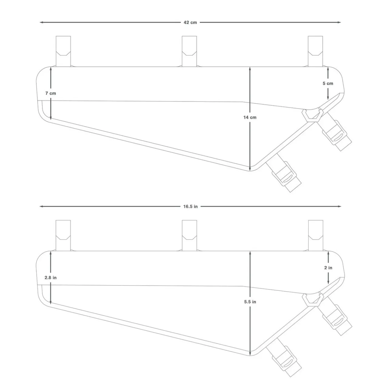 Outlet Racing Frame Pack 4L Bikepacking