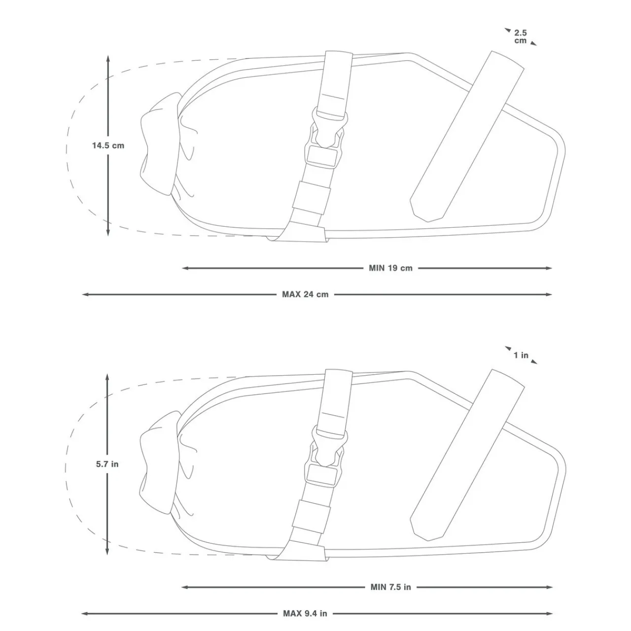New Racing Saddle Pack 3L Bikepacking