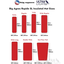 Sale Rapide SL Insulated Long Sleeping Mat Long Sleeping Mats|Ultralight Airbeds