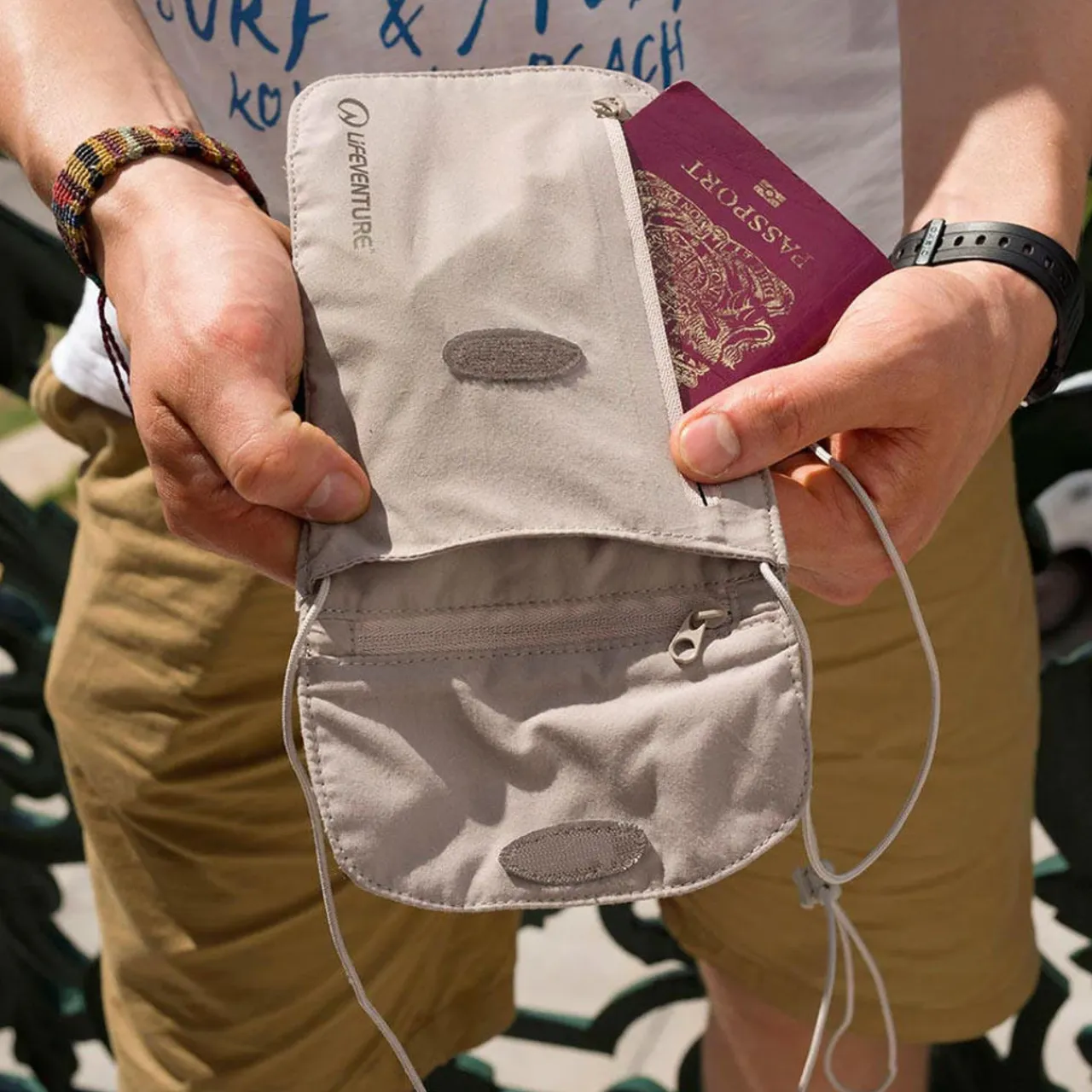 Clearance RFID Body Wallet Chest Wallets