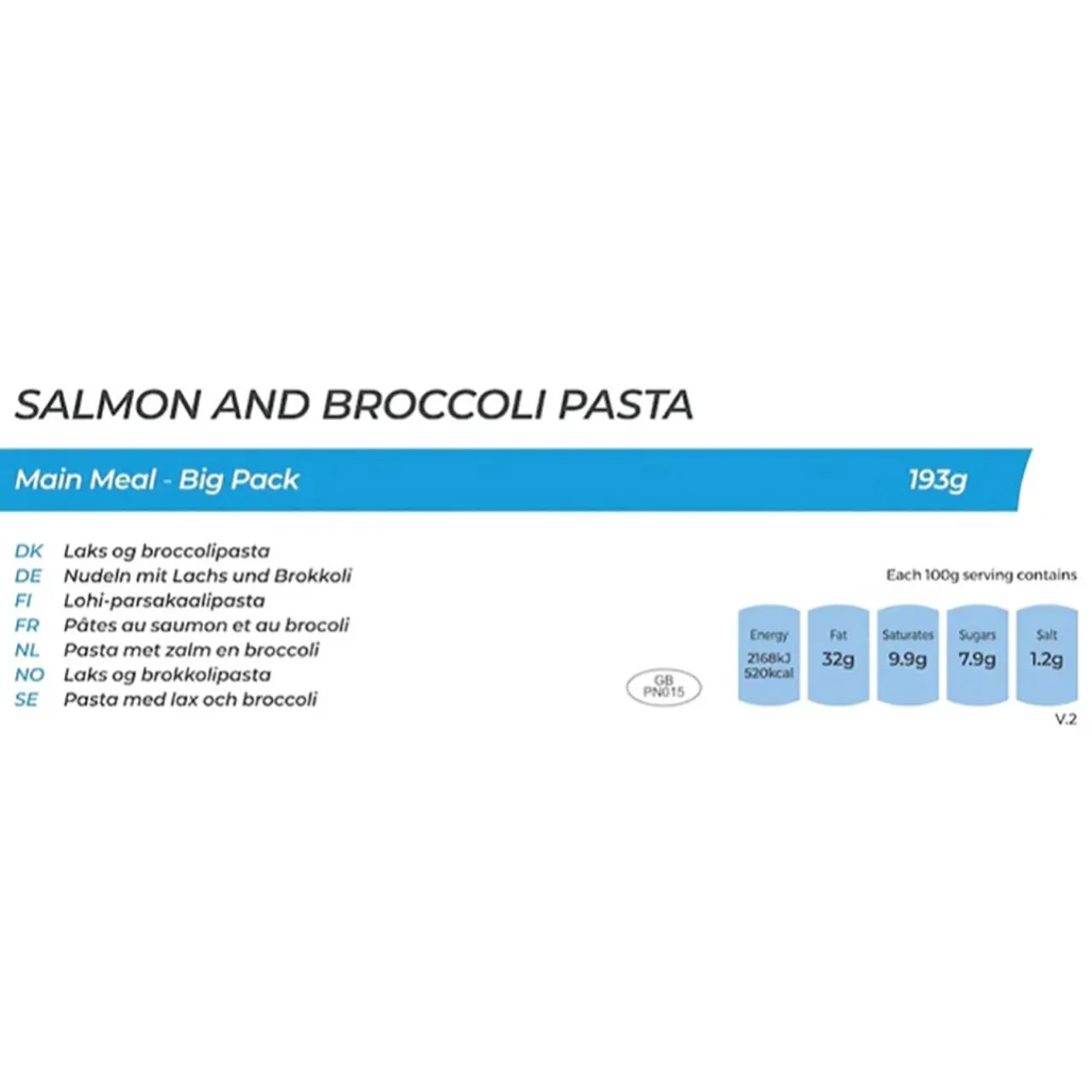 Sale Salmon and Broccoli Pasta (Big Pack) Main Meals