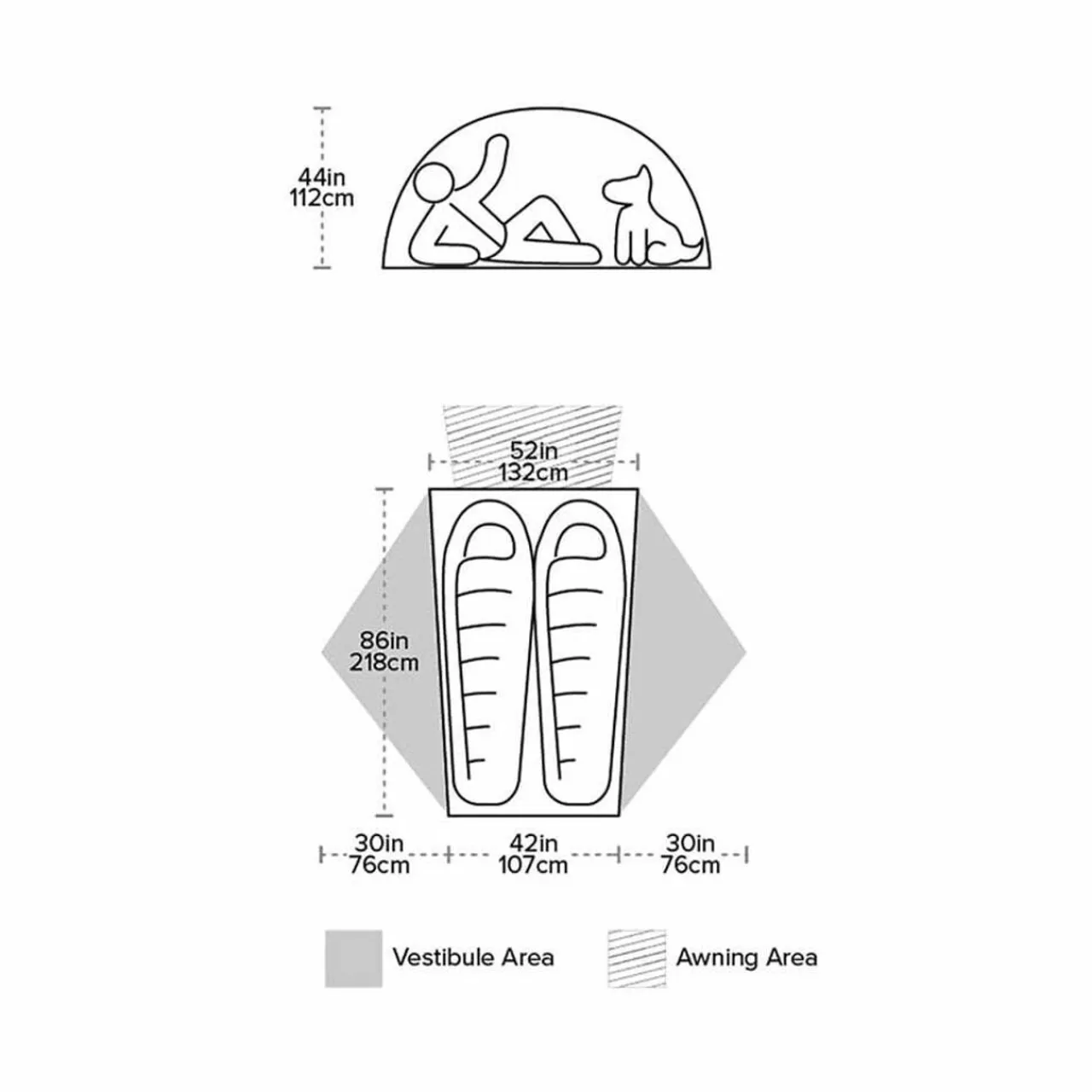 Salt Creek SL 2 Tent Two Person Tents