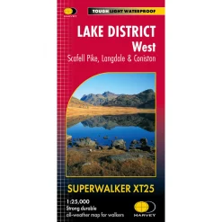 New Superwalker XT25 - Lake District West: Scafell Pike, Langdale & Coniston Maps, Guides & Compasses