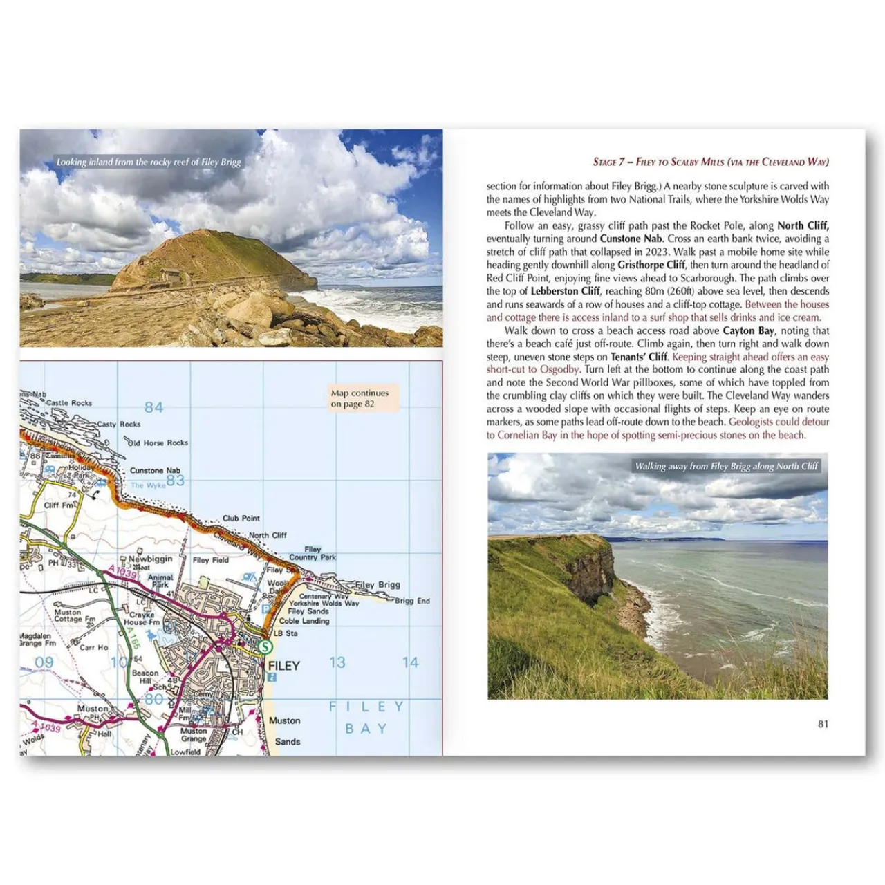 Sale The Cleveland Way and the Yorkshire Wolds Way 2024 Maps, Guides & Compasses