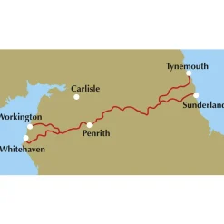 Sale The Coast to Coast Cycle Route Maps, Guides & Compasses