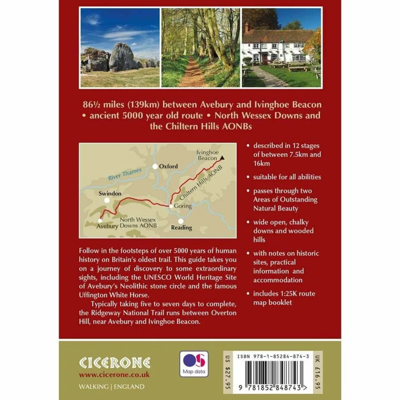 Discount The Ridgeway National Trail Maps, Guides & Compasses