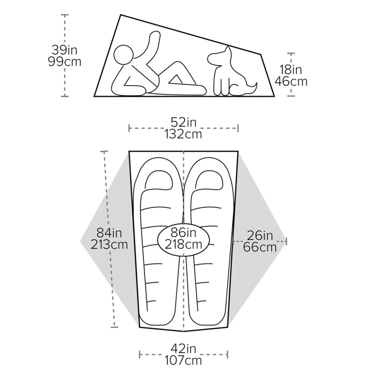 Best Tiger Wall UL2 Tent Two Person Tents