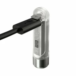 TIKI GITD USB Rechargeable Keychain Light Hand Torches