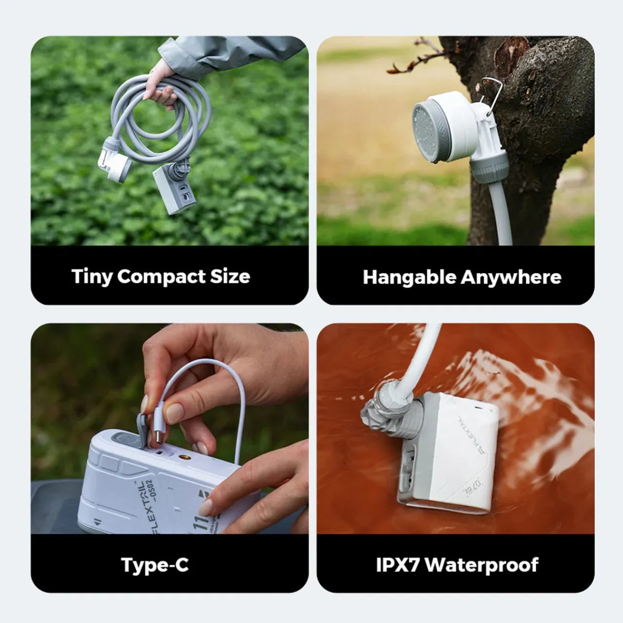 New Tiny Shower Camp Showers