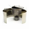 Titanium Alcohol Stove Cook System with 700ml Pot Meths & Solid Fuel Stoves
