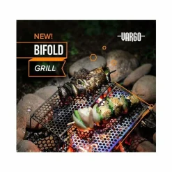 Hot Titanium BiFold Grill Meths & Solid Fuel Stoves