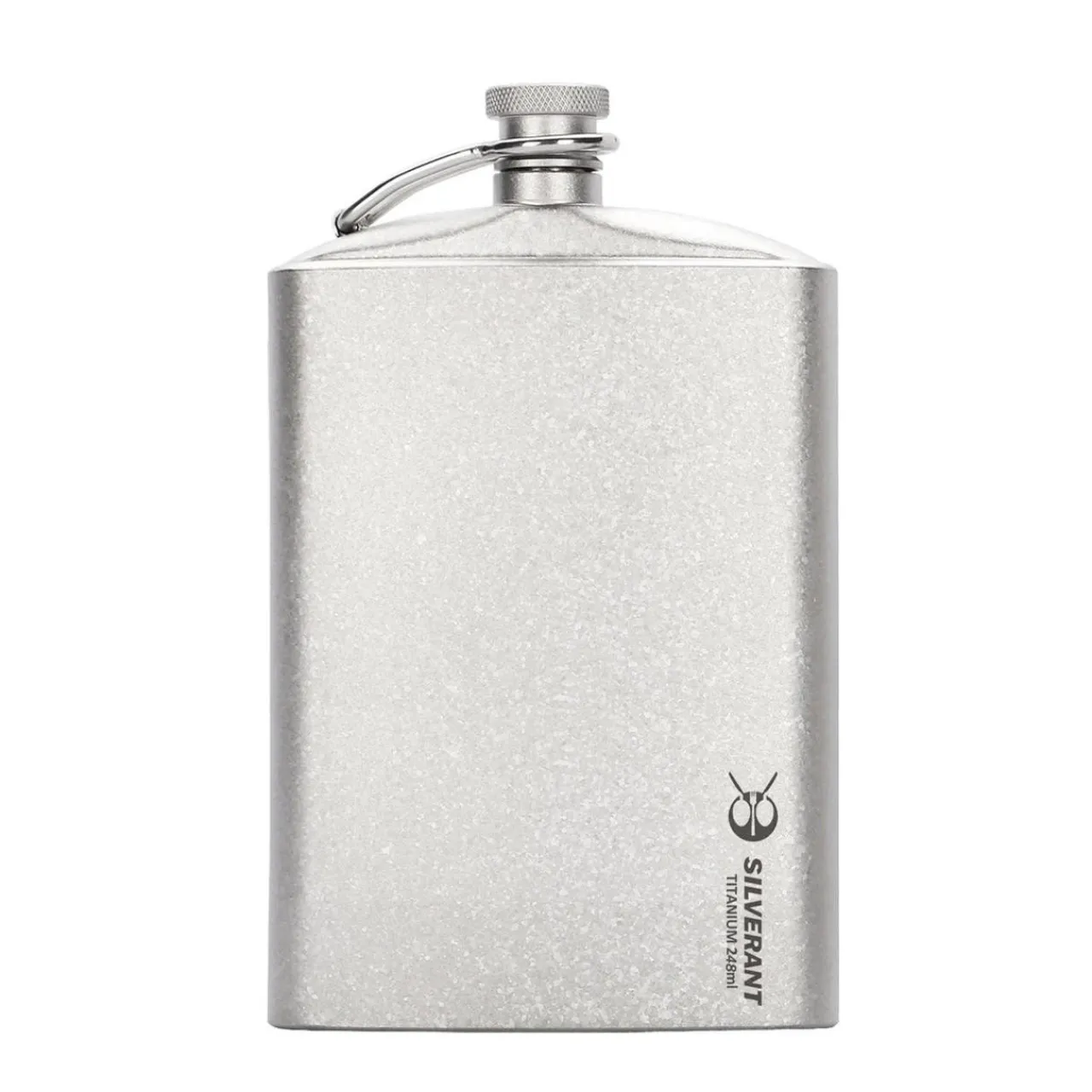 Hot Titanium Hip Flask & Funnel 248ml Water Bottles
