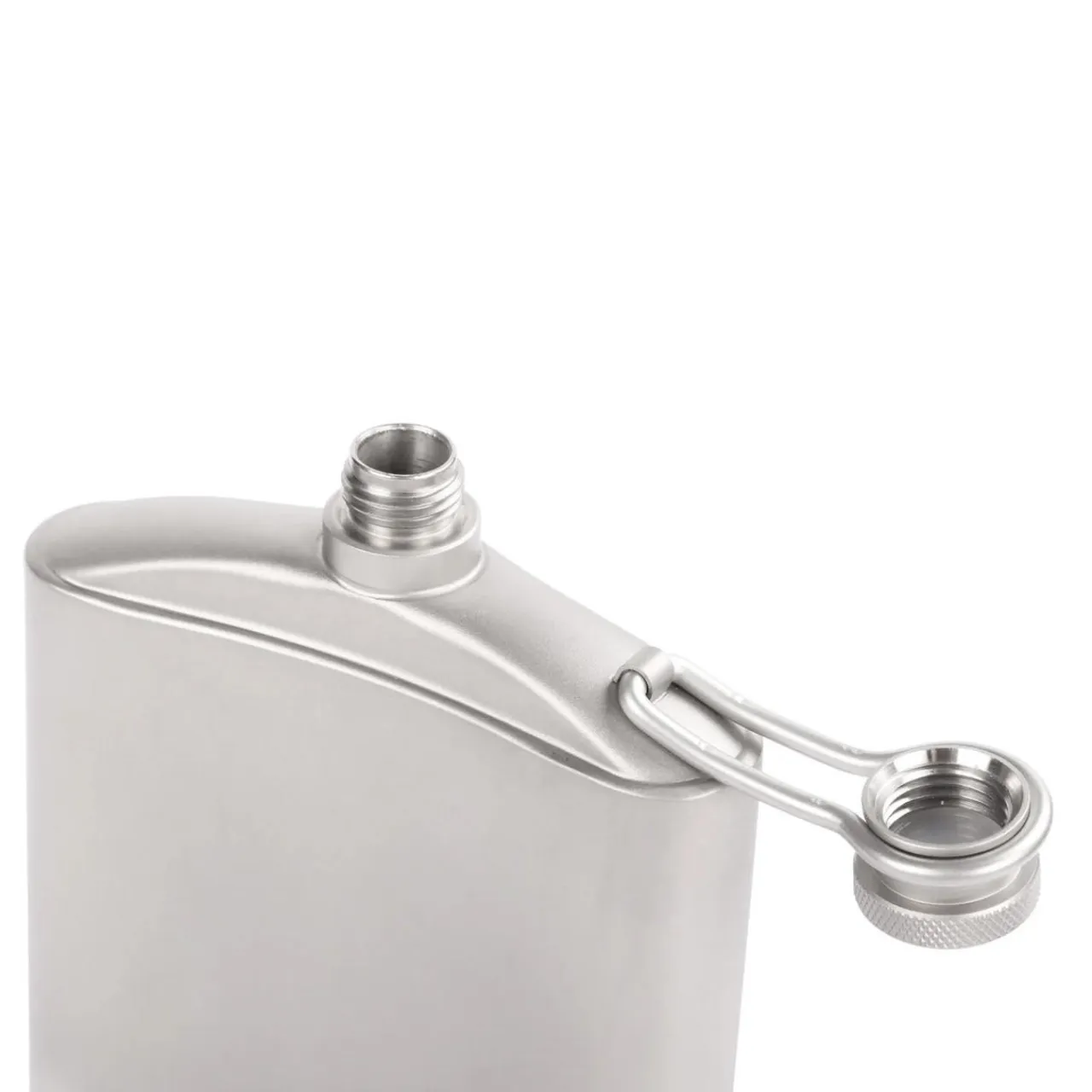 Hot Titanium Hip Flask & Funnel 248ml Water Bottles