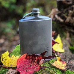Online Titanium Hip Flask & Funnel 220ml Water Bottles