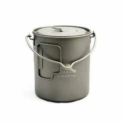 Hot Titanium 750ml Pot with Bail Handle Pots And Pans
