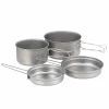 Hot Titanium Multi Compact Cookset Pots And Pans