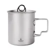 Outlet Titanium Pot 750ml with lid Pots And Pans