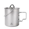 Best Titanium Pot 750ml with lid and bail handle Pots And Pans