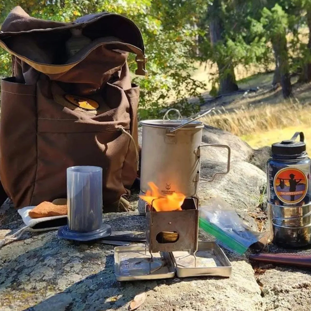 Best Titanium Pot 750ml with lid and bail handle Pots And Pans