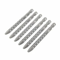 New Titanium V-Shaped Pegs - 6 Pack Tent Accessories