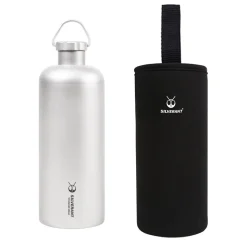 Outlet Titanium Water Bottle 600ml Water Bottles