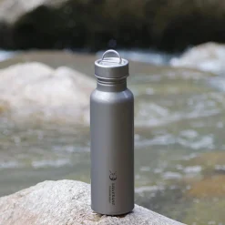 New Titanium Water Bottle 500ml - Round Water Bottles