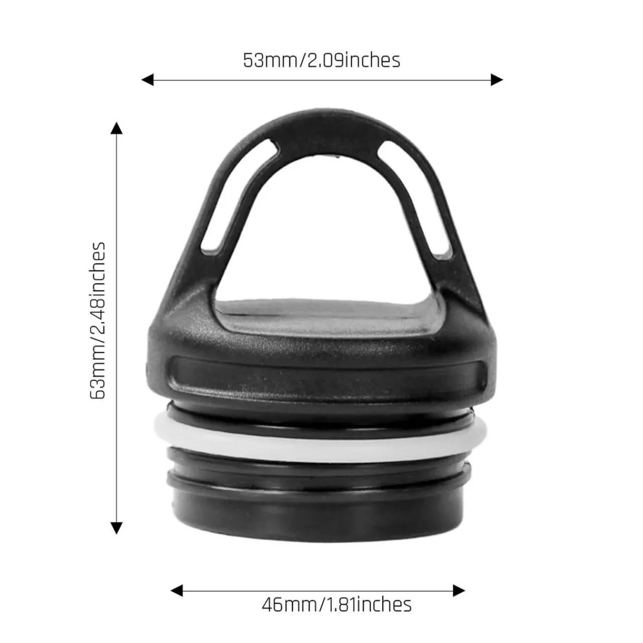 Clearance Titanium Water Bottle 800ml - Round Water Bottles