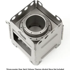 Clearance Titanium Wood Burning Stove Meths & Solid Fuel Stoves