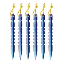 Hot Titanium Y-Shape Tent Stakes - Medium 6 Pack Tent Accessories