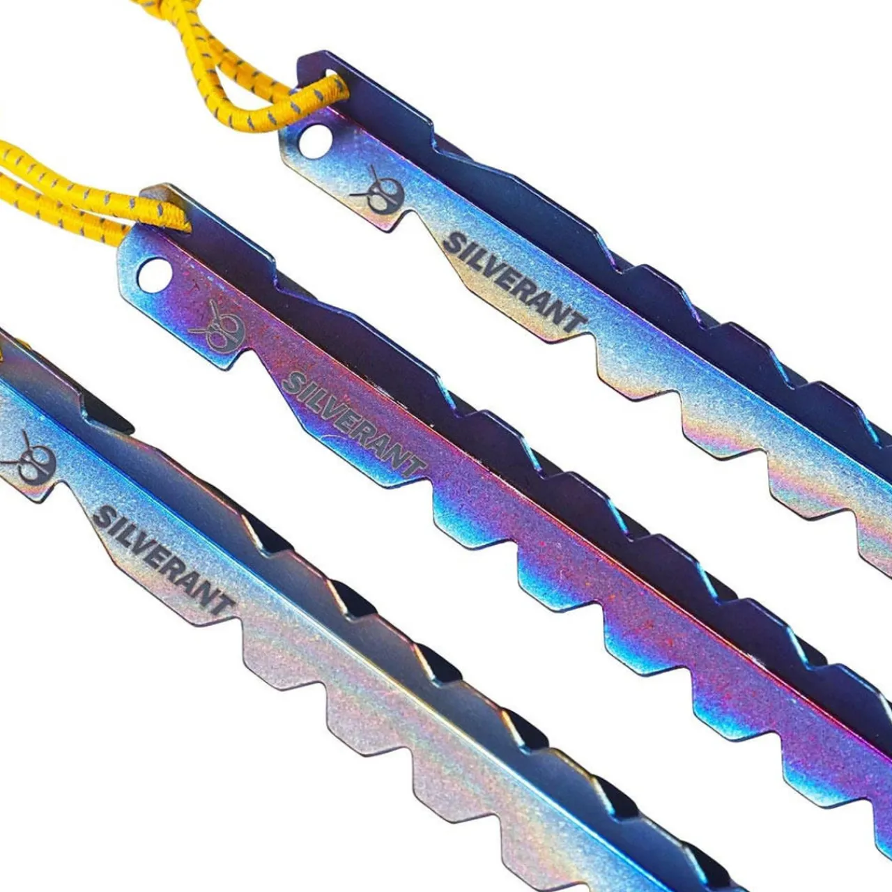 New Titanium Y-Shape Tent Stakes - Long 6 Pack Tent Accessories