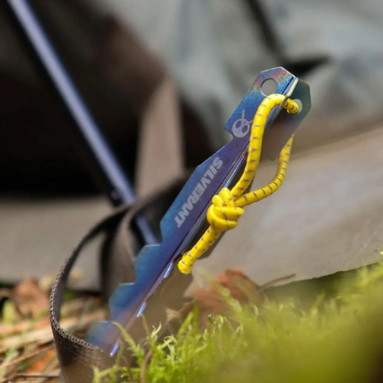 New Titanium Y-Shape Tent Stakes - Long 6 Pack Tent Accessories