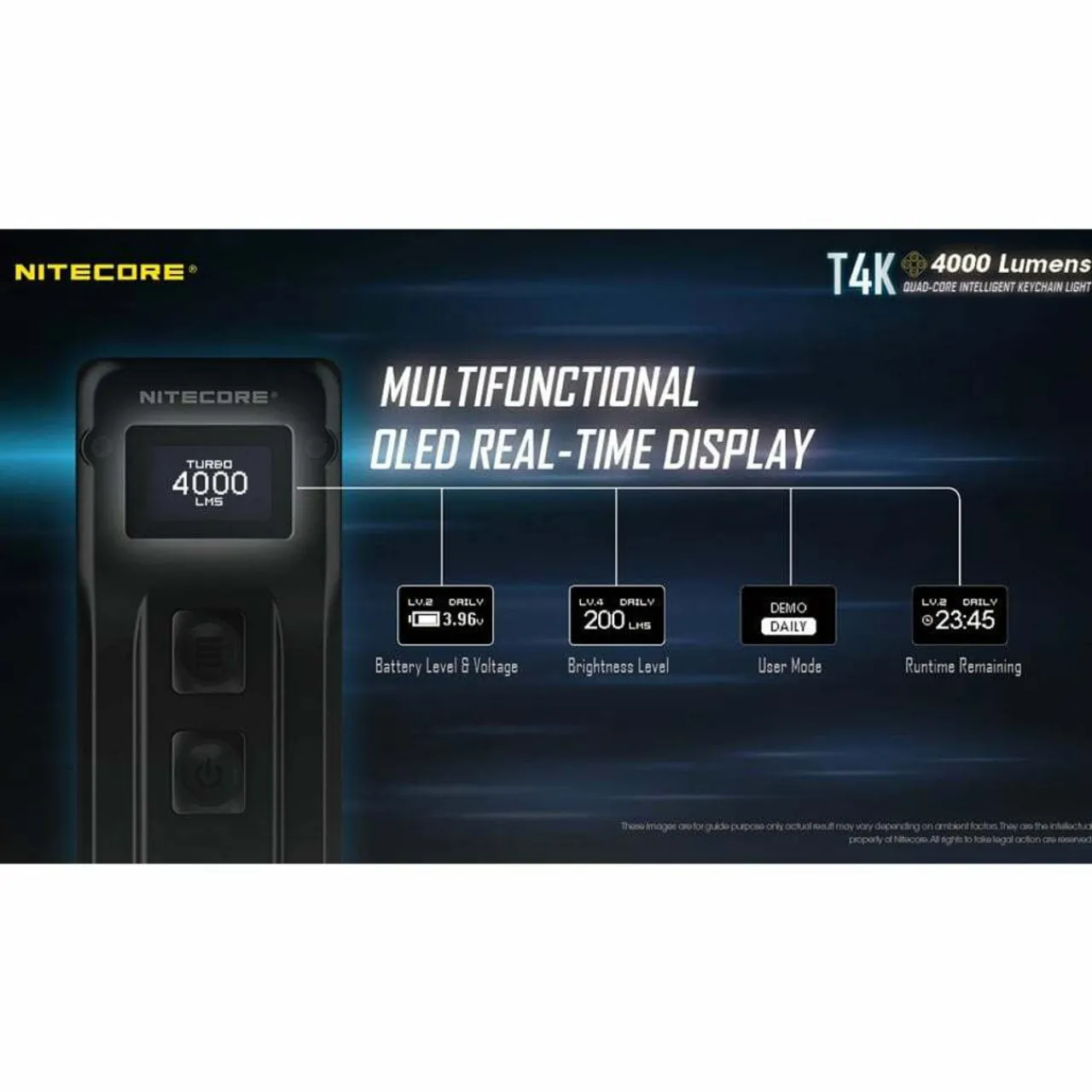 Hot T4K Rechargeable Light Hand Torches