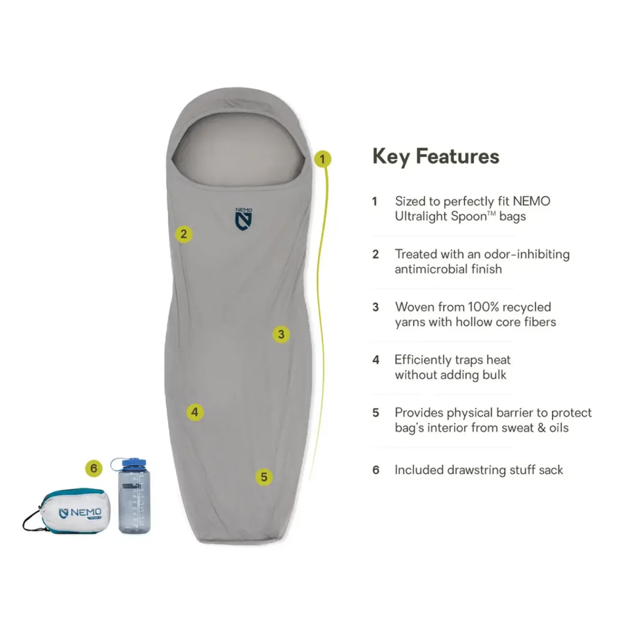 Sale Tracer Blaze Sleeping Bag Liner Liners