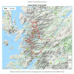 Sale Trail Map XT40 - Cape Wrath Trail South Maps, Guides & Compasses