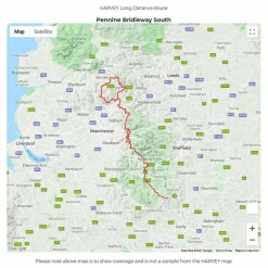 Sale Trail Map XT40 - Pennine Bridleway South Maps, Guides & Compasses
