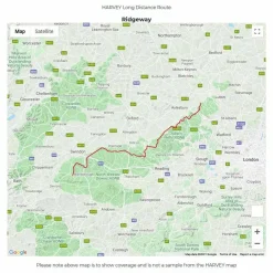 Hot Trail Map XT40 - Ridgeway Maps, Guides & Compasses