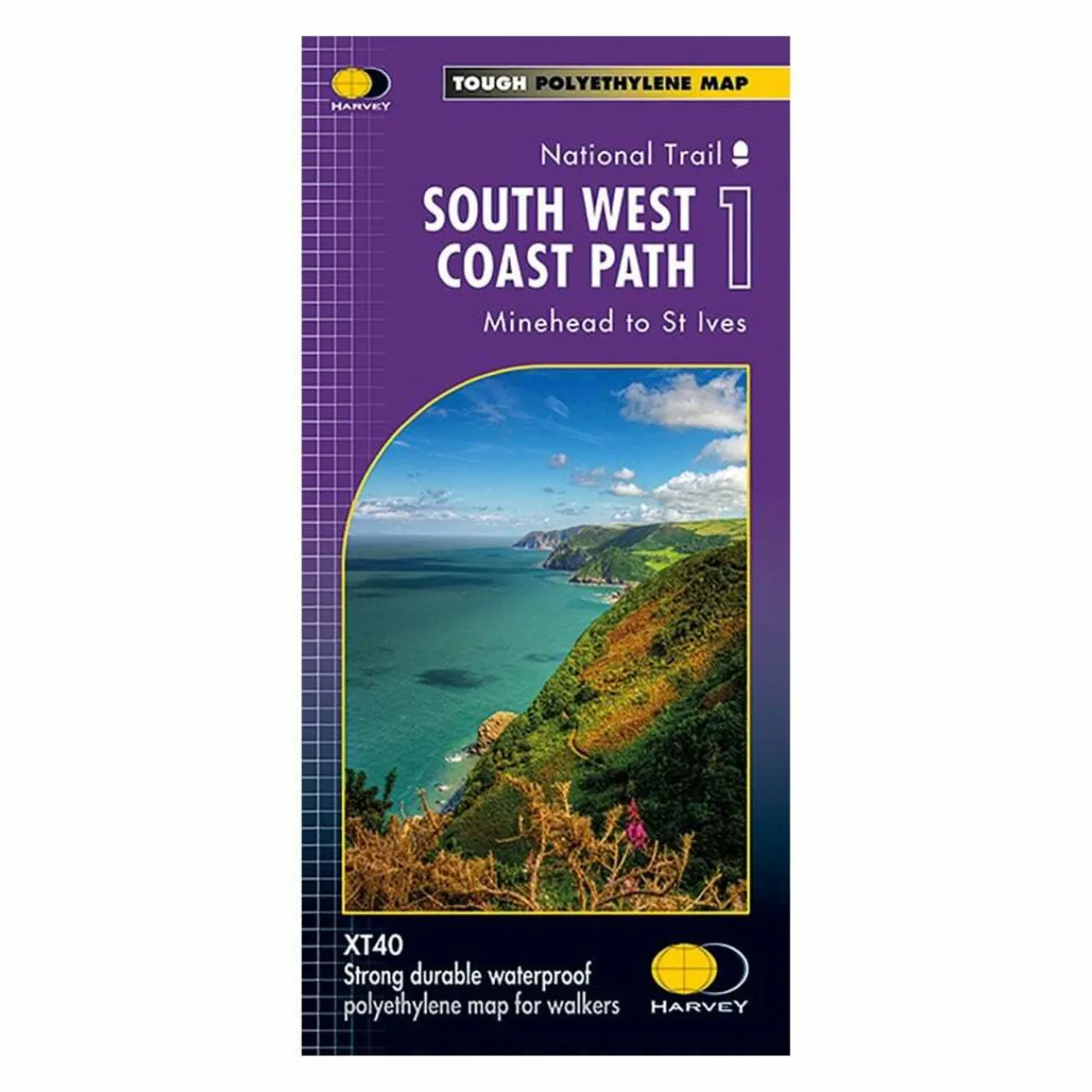 New Trail Map XT40 - South West Coast Path 1 Maps, Guides & Compasses