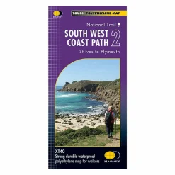 New Trail Map XT40 - South West Coast Path 2 Maps, Guides & Compasses