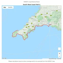 New Trail Map XT40 - South West Coast Path 2 Maps, Guides & Compasses