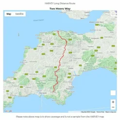 Sale Trail Map XT40 - Two Moors Way Maps, Guides & Compasses