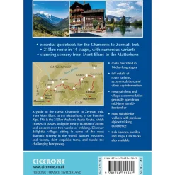New Trekking Chamonix to Zermatt 2024 Maps, Guides & Compasses