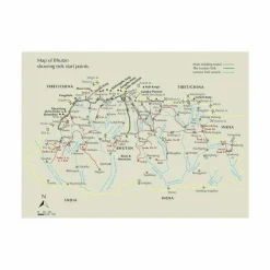Sale Trekking in Bhutan Maps, Guides & Compasses