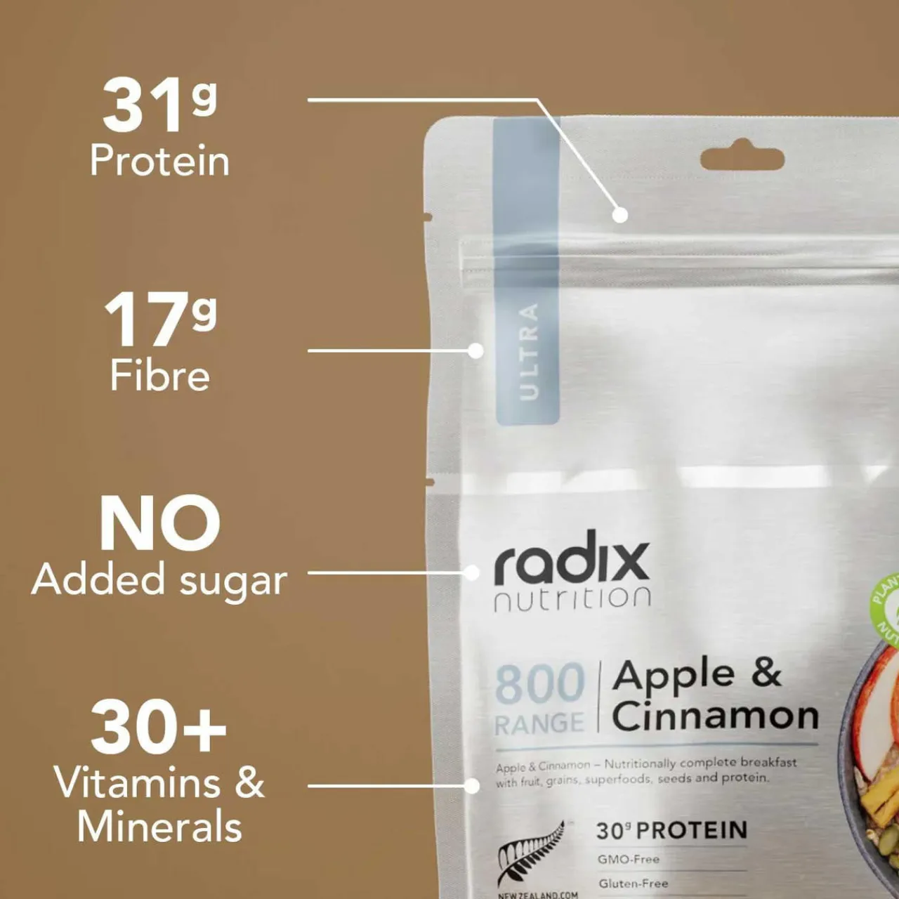 New Ultra Apple Cinnamon Breakfast - 800kcal Breakfasts