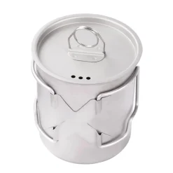 Sale Ultralight Titanium Cup with Lid 500ml Cups Mugs Plates & Bowls|Pots And Pans