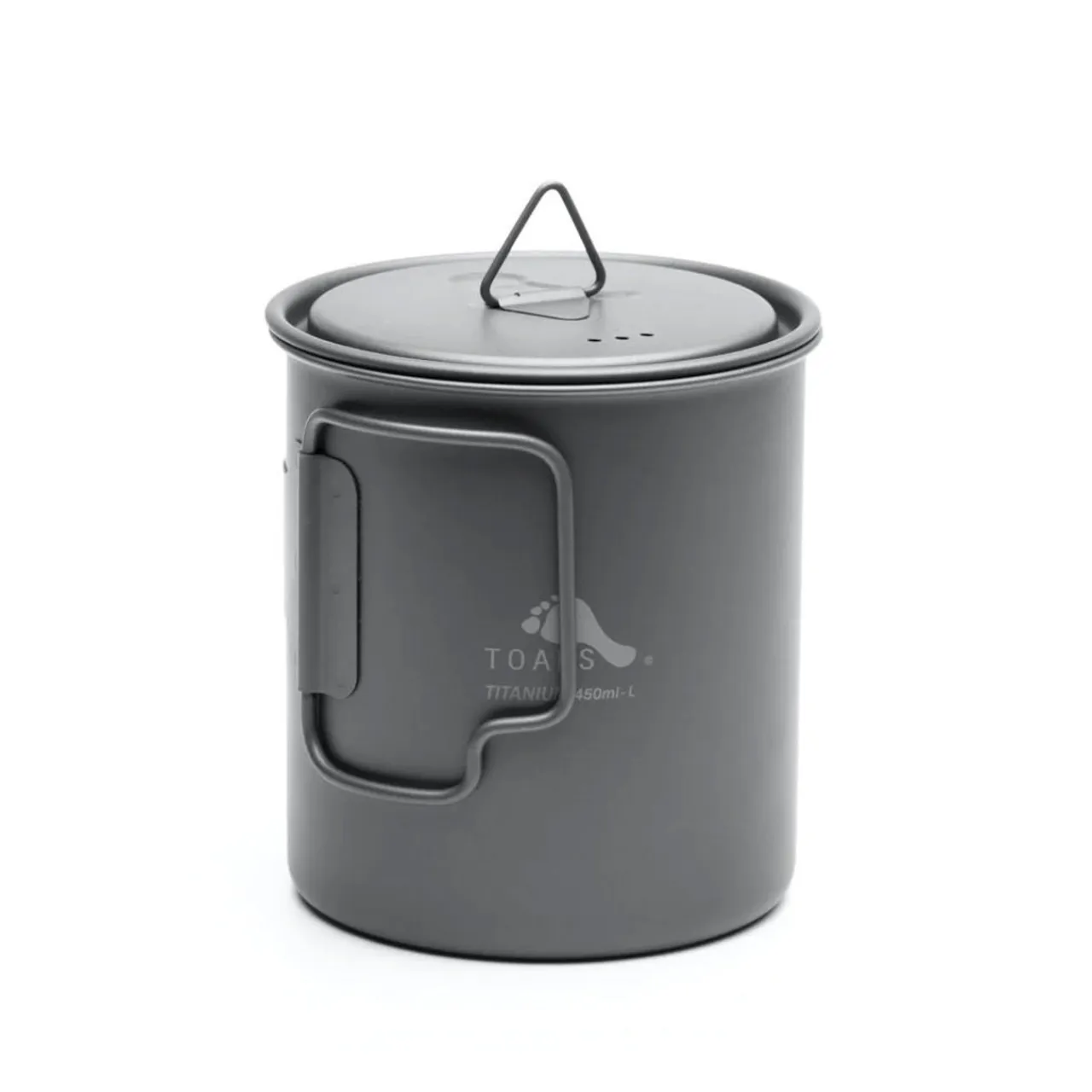 New Ultralight Titanium 450ml Cup with Lid Cups Mugs Plates & Bowls|Pots And Pans