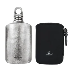 New Ultralight Titanium Water Bottle 600ml - Slim Water Bottles
