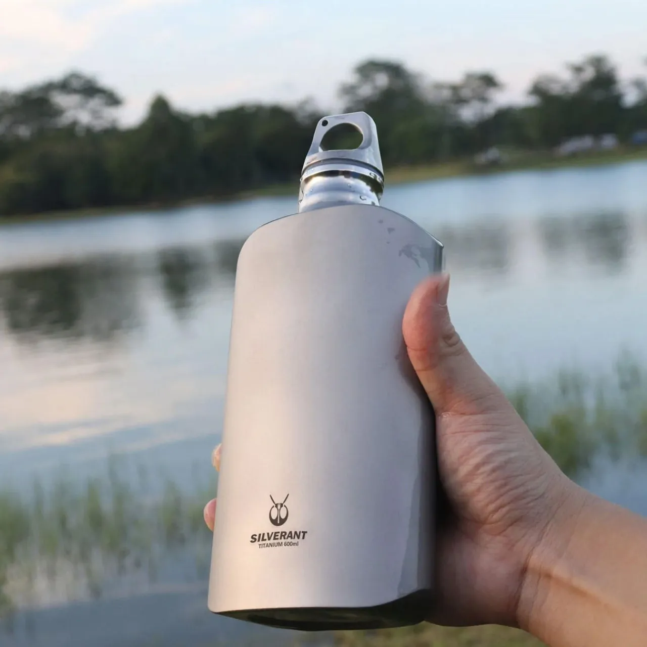 New Ultralight Titanium Water Bottle 600ml - Slim Water Bottles