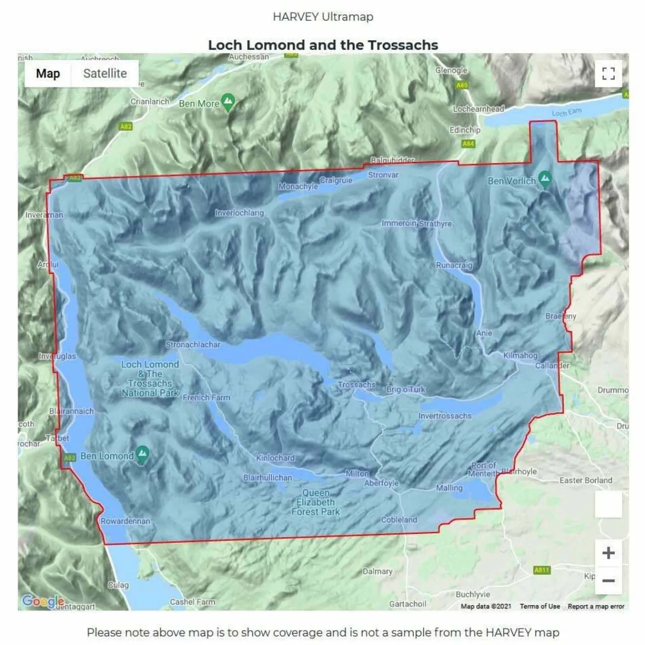 Sale UltraMap XT40 - Loch Lomond & The Trossachs Maps, Guides & Compasses