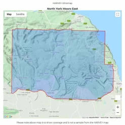 Hot UltraMap XT40 - North York Moors East Maps, Guides & Compasses